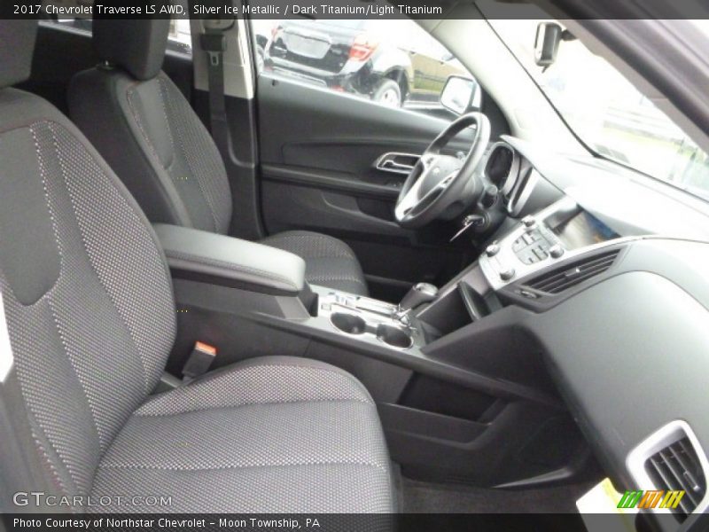 Silver Ice Metallic / Dark Titanium/Light Titanium 2017 Chevrolet Traverse LS AWD