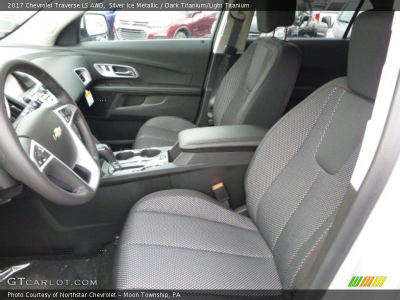 Silver Ice Metallic / Dark Titanium/Light Titanium 2017 Chevrolet Traverse LS AWD
