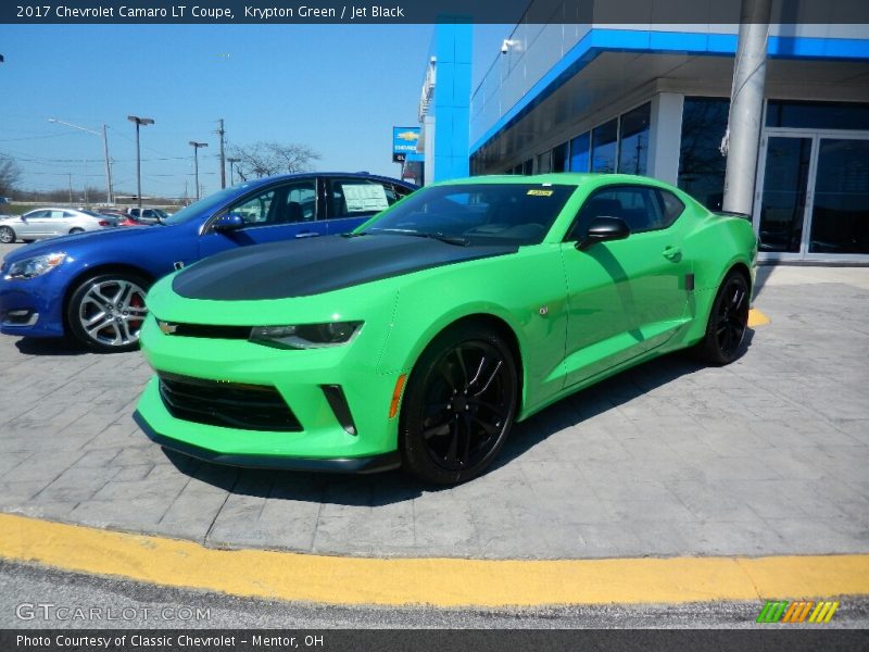 Krypton Green / Jet Black 2017 Chevrolet Camaro LT Coupe