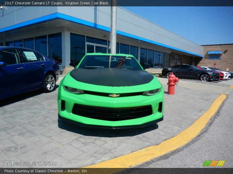 Krypton Green / Jet Black 2017 Chevrolet Camaro LT Coupe