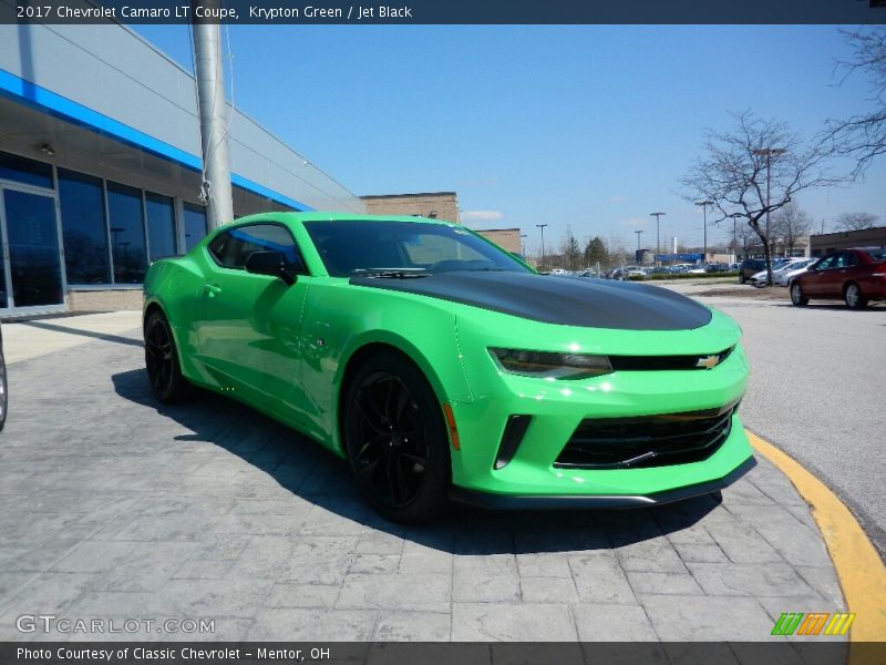 Krypton Green / Jet Black 2017 Chevrolet Camaro LT Coupe