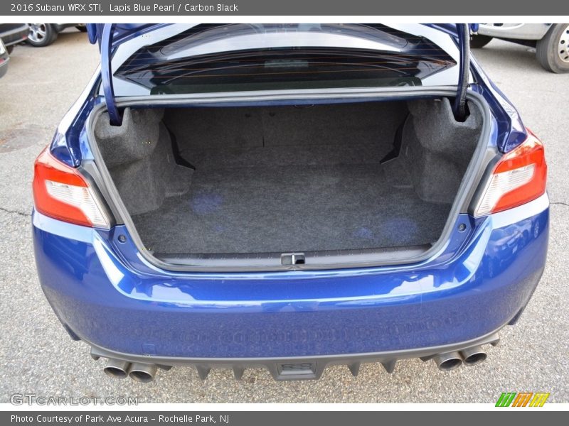  2016 WRX STI Trunk
