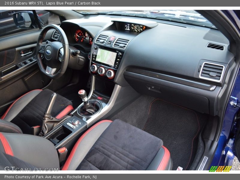 Dashboard of 2016 WRX STI