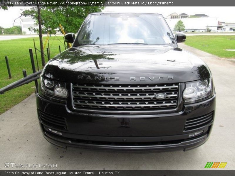 Santorini Black Metallic / Ebony/Pimento 2017 Land Rover Range Rover SVAutobiography Dynamic