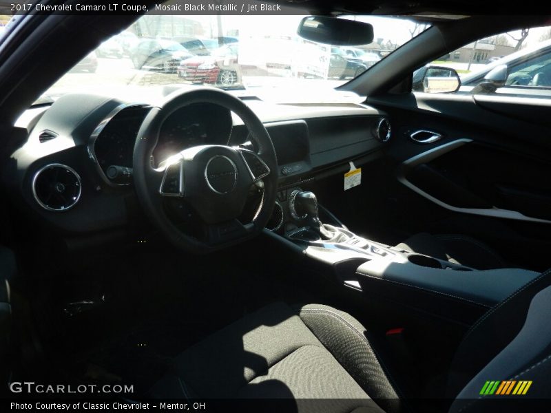 Mosaic Black Metallic / Jet Black 2017 Chevrolet Camaro LT Coupe