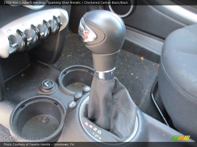 Sparkling Silver Metallic / Checkered Carbon Black/Black 2009 Mini Cooper S Hardtop