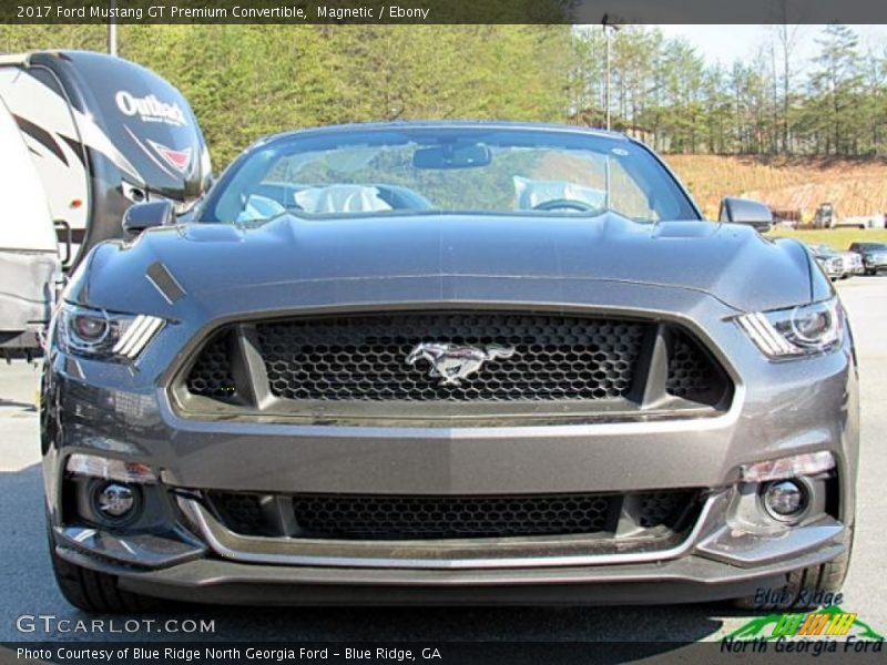 Magnetic / Ebony 2017 Ford Mustang GT Premium Convertible