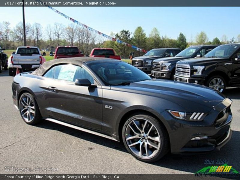 Magnetic / Ebony 2017 Ford Mustang GT Premium Convertible