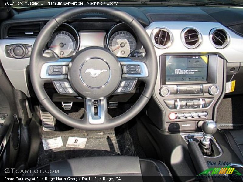 Magnetic / Ebony 2017 Ford Mustang GT Premium Convertible