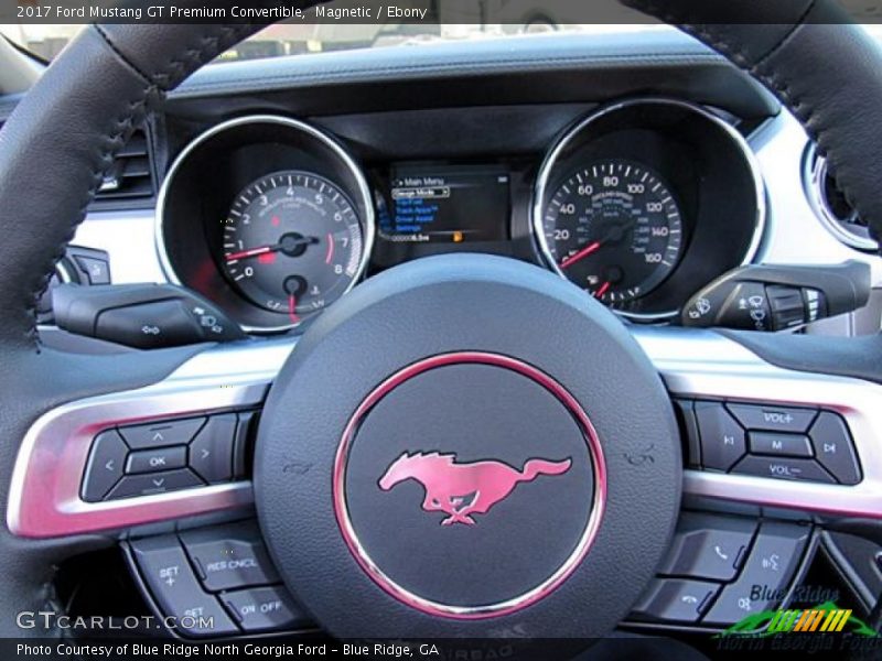 Magnetic / Ebony 2017 Ford Mustang GT Premium Convertible