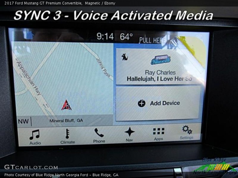 Magnetic / Ebony 2017 Ford Mustang GT Premium Convertible