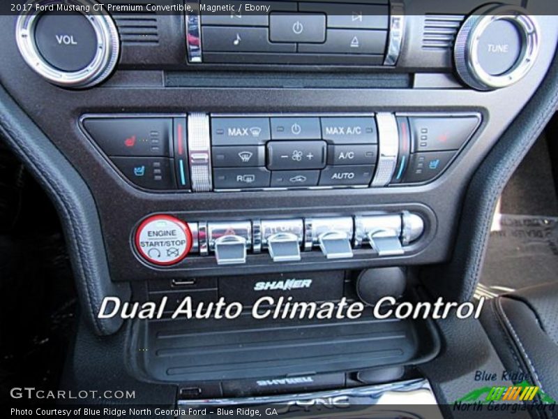 Magnetic / Ebony 2017 Ford Mustang GT Premium Convertible