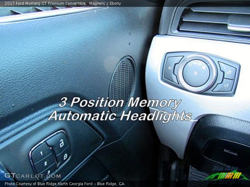 Magnetic / Ebony 2017 Ford Mustang GT Premium Convertible
