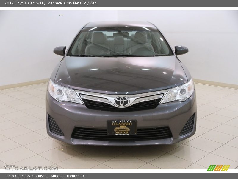 Magnetic Gray Metallic / Ash 2012 Toyota Camry LE