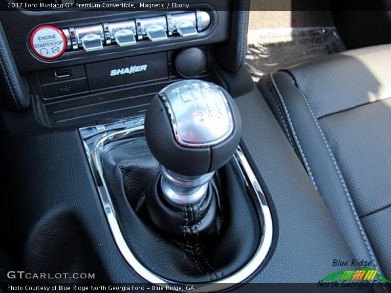 Magnetic / Ebony 2017 Ford Mustang GT Premium Convertible