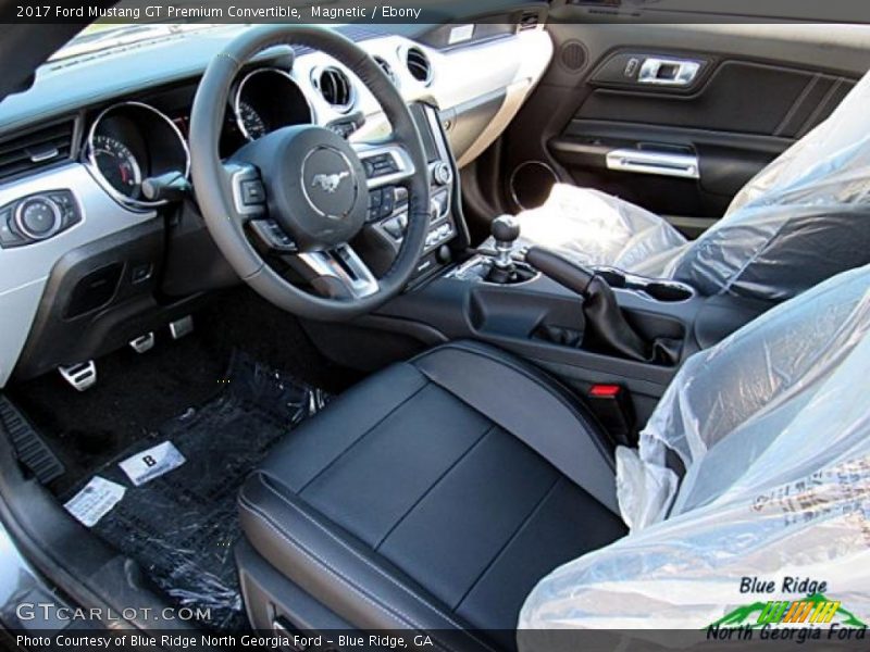 Magnetic / Ebony 2017 Ford Mustang GT Premium Convertible