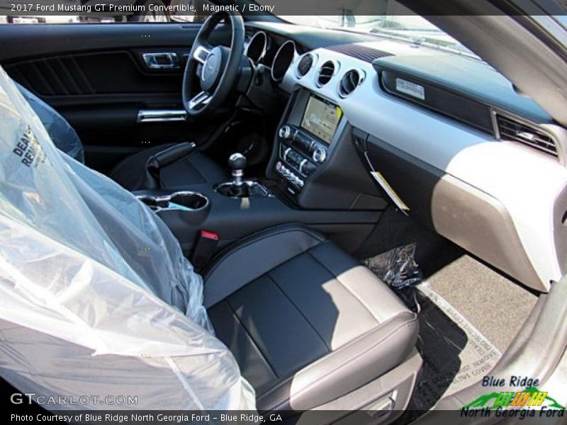 Magnetic / Ebony 2017 Ford Mustang GT Premium Convertible