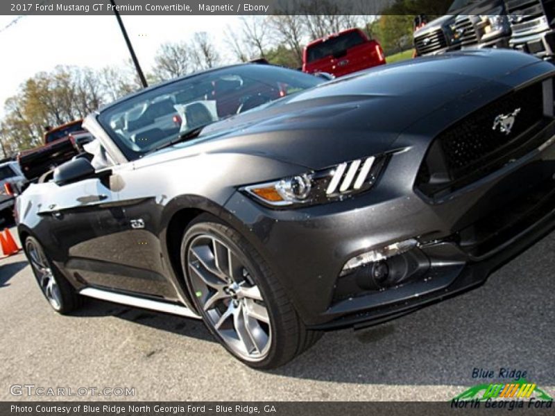 Magnetic / Ebony 2017 Ford Mustang GT Premium Convertible
