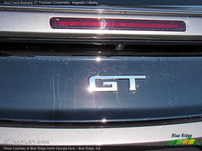 Magnetic / Ebony 2017 Ford Mustang GT Premium Convertible
