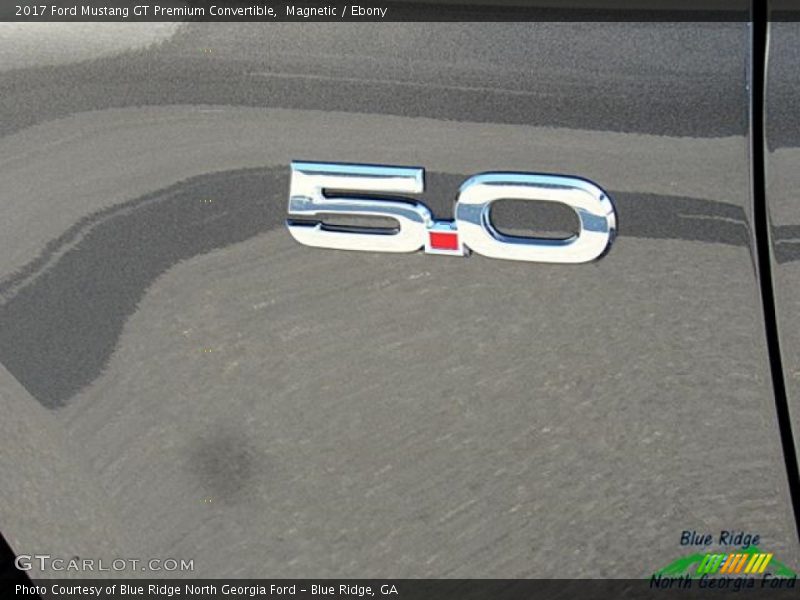 Magnetic / Ebony 2017 Ford Mustang GT Premium Convertible