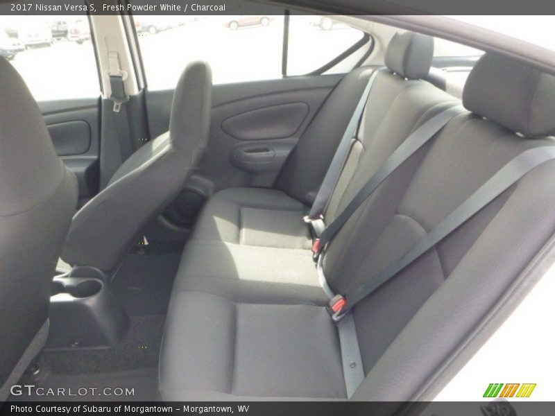 Fresh Powder White / Charcoal 2017 Nissan Versa S