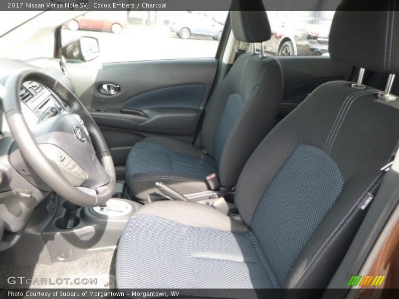 Front Seat of 2017 Versa Note SV