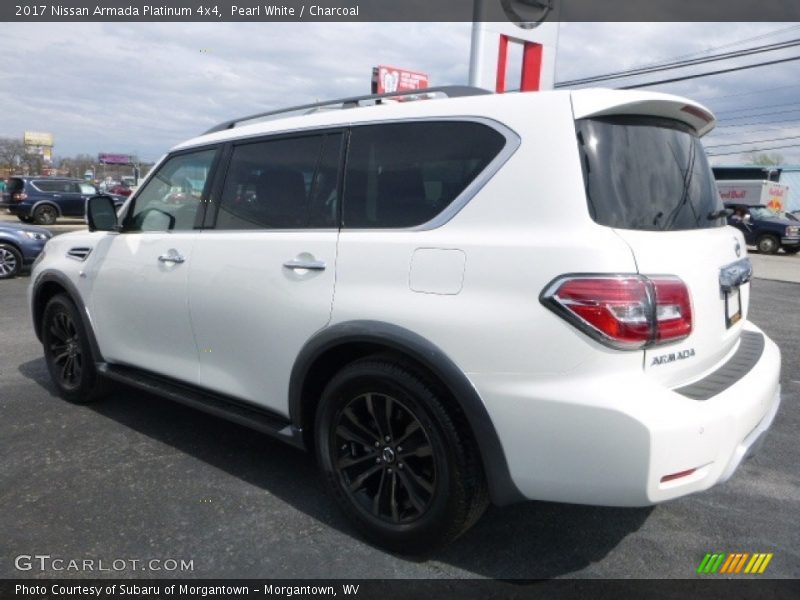 Pearl White / Charcoal 2017 Nissan Armada Platinum 4x4