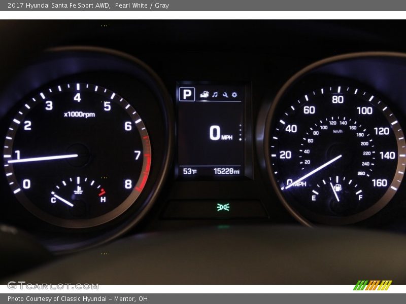  2017 Santa Fe Sport AWD AWD Gauges
