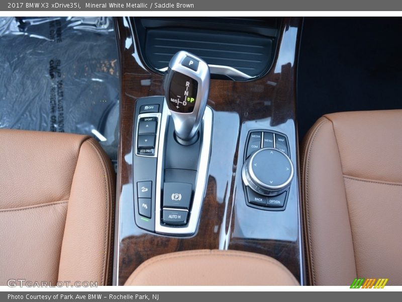 Mineral White Metallic / Saddle Brown 2017 BMW X3 xDrive35i