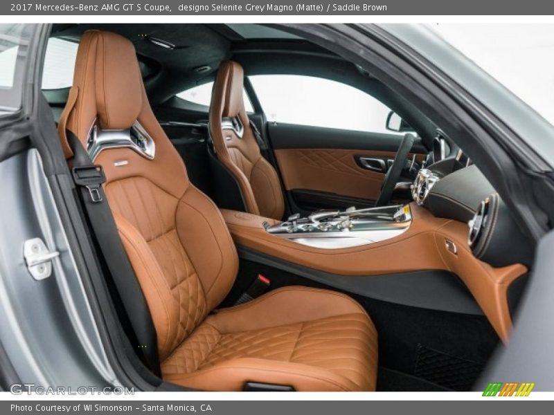  2017 AMG GT S Coupe Saddle Brown Interior