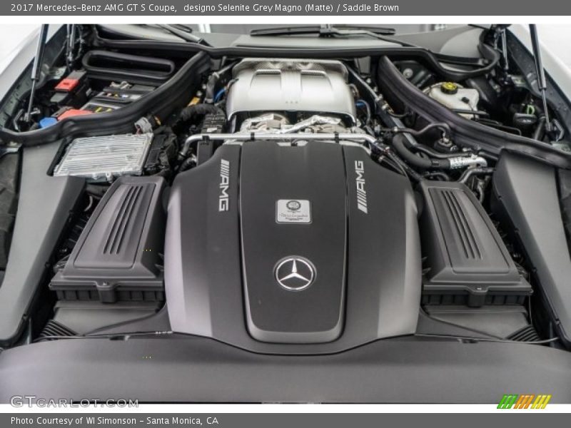  2017 AMG GT S Coupe Engine - 4.0 Liter AMG Twin-Turbocharged DOHC 32-Valve VVT V8