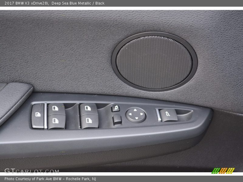Deep Sea Blue Metallic / Black 2017 BMW X3 xDrive28i
