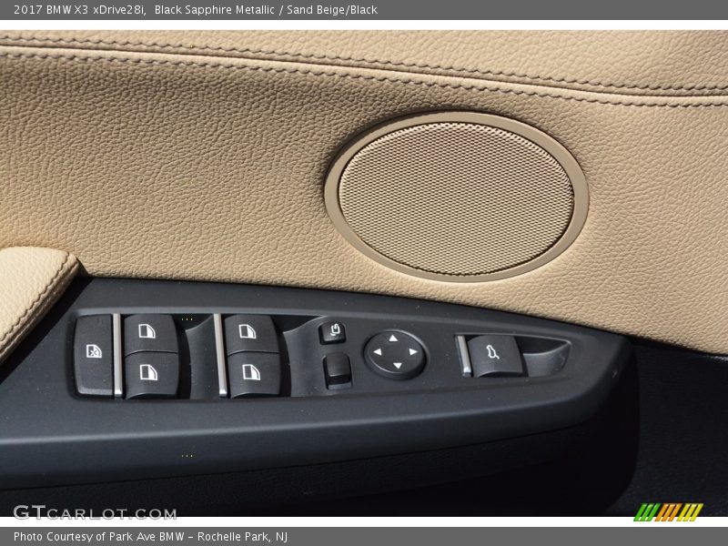 Black Sapphire Metallic / Sand Beige/Black 2017 BMW X3 xDrive28i