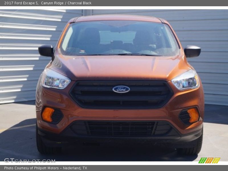 Canyon Ridge / Charcoal Black 2017 Ford Escape S