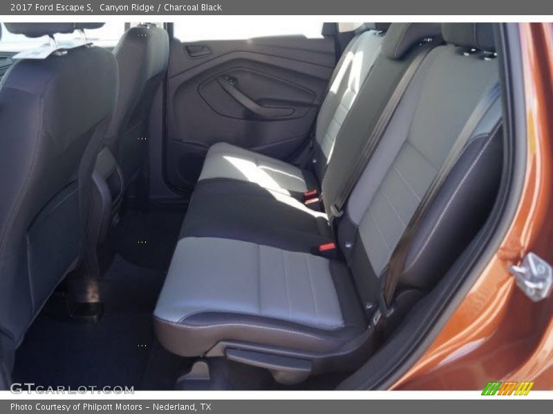 Canyon Ridge / Charcoal Black 2017 Ford Escape S