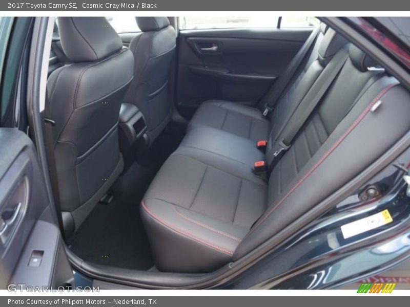 Cosmic Gray Mica / Black 2017 Toyota Camry SE