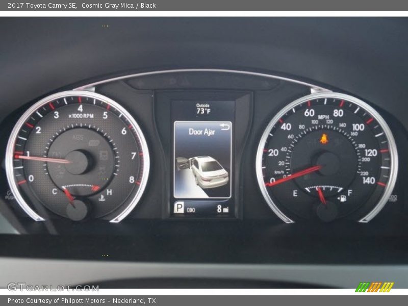 Cosmic Gray Mica / Black 2017 Toyota Camry SE