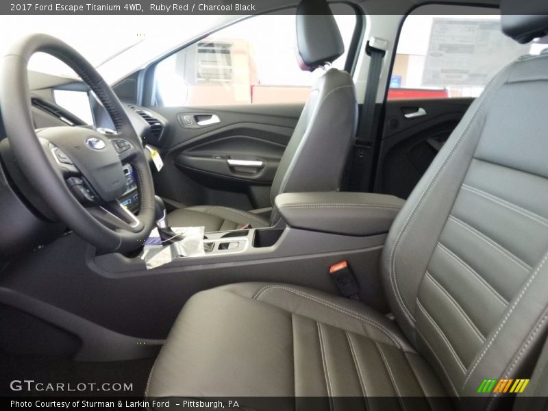 Ruby Red / Charcoal Black 2017 Ford Escape Titanium 4WD