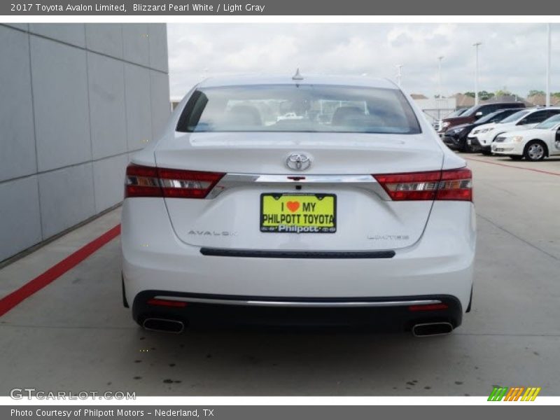 Blizzard Pearl White / Light Gray 2017 Toyota Avalon Limited
