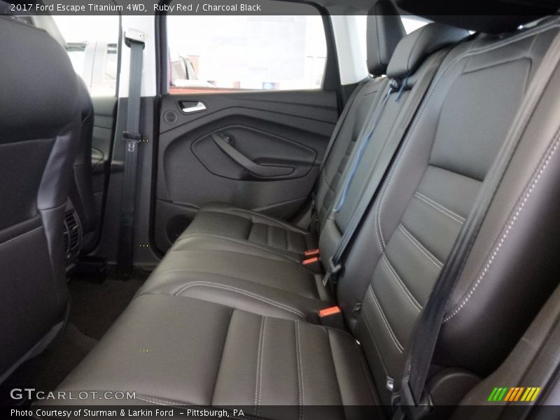 Ruby Red / Charcoal Black 2017 Ford Escape Titanium 4WD
