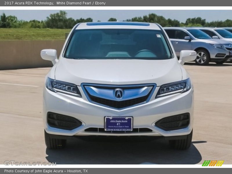 White Diamond Pearl / Ebony 2017 Acura RDX Technology