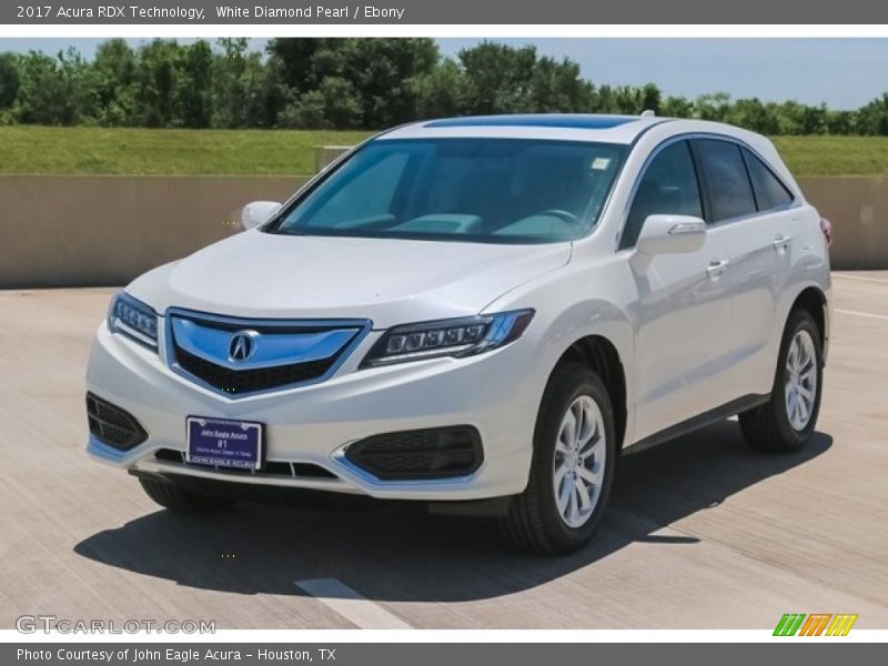 White Diamond Pearl / Ebony 2017 Acura RDX Technology