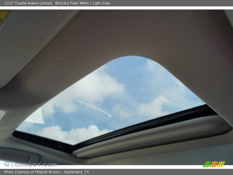 Blizzard Pearl White / Light Gray 2017 Toyota Avalon Limited