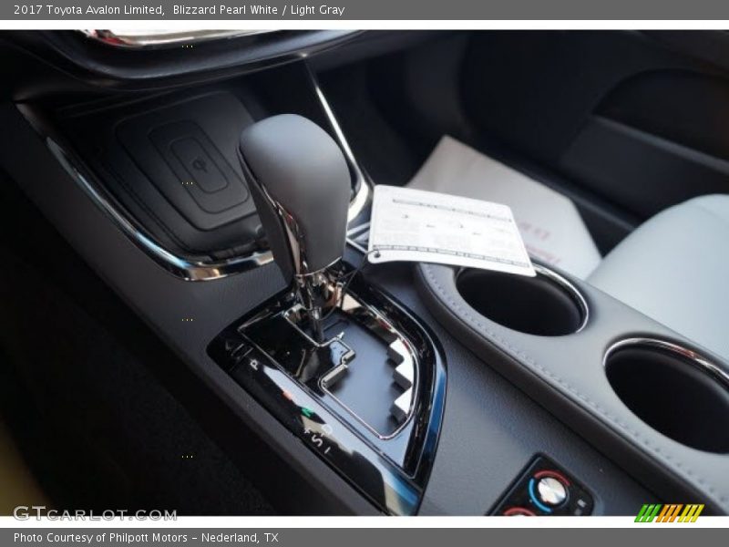 Blizzard Pearl White / Light Gray 2017 Toyota Avalon Limited