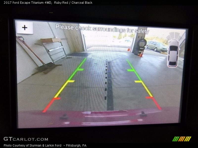 Ruby Red / Charcoal Black 2017 Ford Escape Titanium 4WD