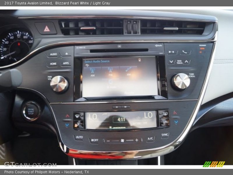 Blizzard Pearl White / Light Gray 2017 Toyota Avalon Limited