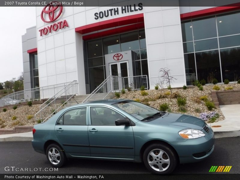 Cactus Mica / Beige 2007 Toyota Corolla CE