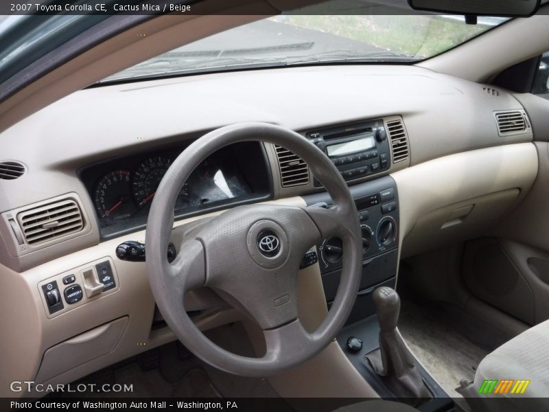  2007 Corolla CE Beige Interior