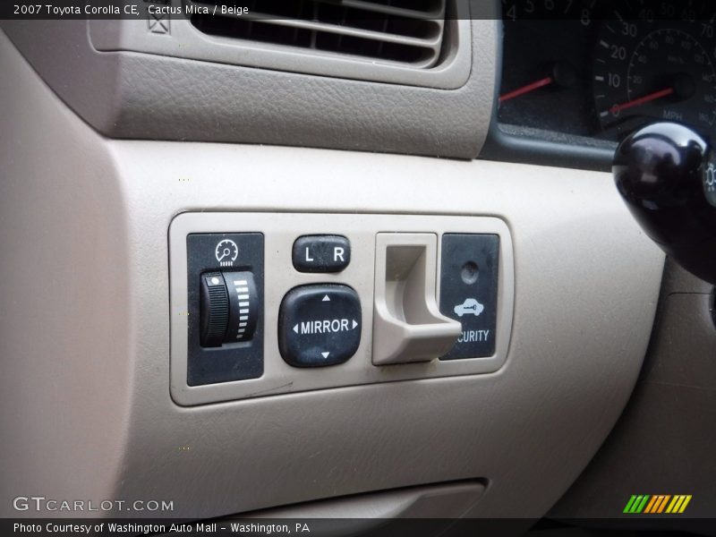 Cactus Mica / Beige 2007 Toyota Corolla CE