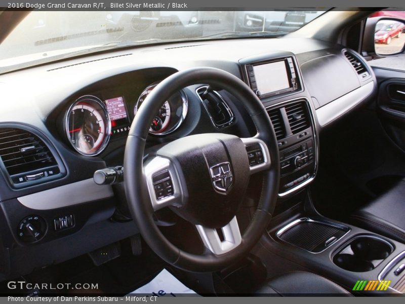 Billet Silver Metallic / Black 2016 Dodge Grand Caravan R/T